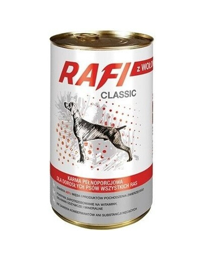 DOLINA NOTECI Rafi Classic Hovězí v omáčce 1240g