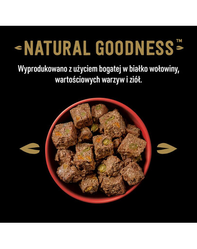 CESAR s hovězím masem, mrkví, fazolemi a bylinkami 400g