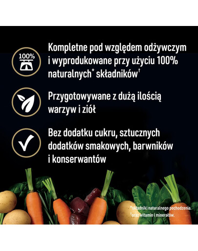 CESAR s jehněčím masem,  bramborami, mrkví a špenátem 400g