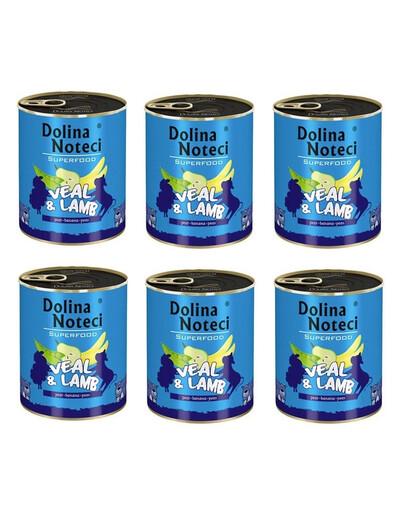 DOLINA NOTECI Premium SuperFood Telecí a Jehněčí 400 g x 6ks