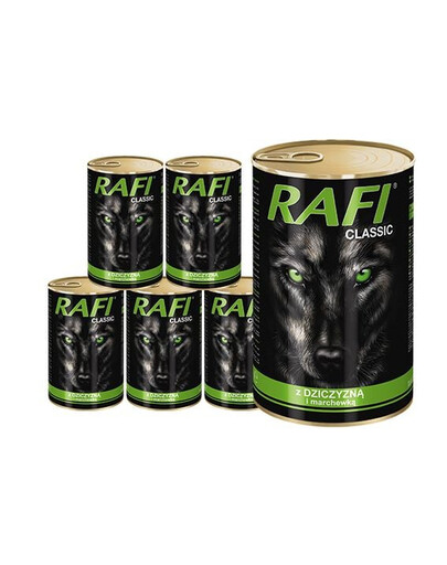 DOLINA NOTECI Rafi Classic Zvěřina s mrkví v omáčce 20x1240g