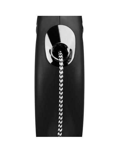 FLEXI Vodítko New Classic M lanko 8 m. černá. do 20 kg