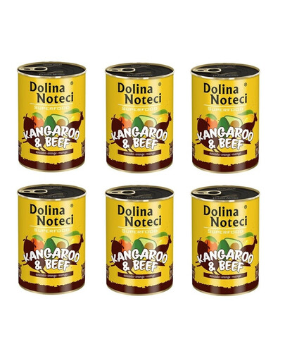 DOLINA NOTECI Premium SuperFood Klokan a Hovězí 800 g x 6ks