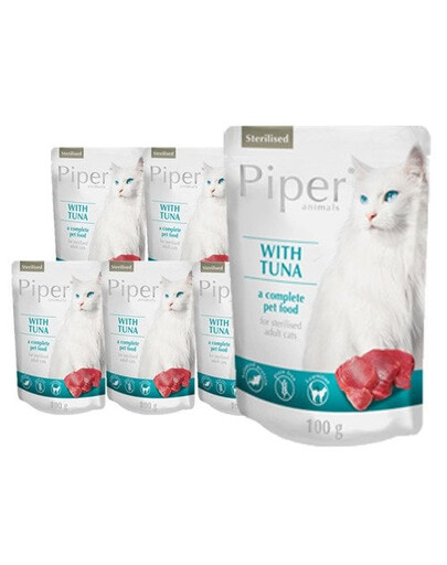 DOLINA NOTECI PIPER CAT s Tuňákem 10x100 g