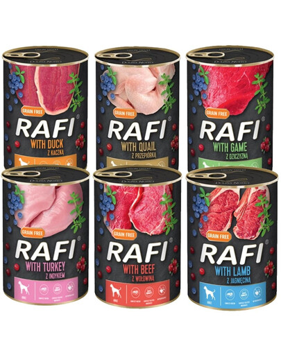 DOLINA NOTECI RAFI Mix příchutí 12x400 g