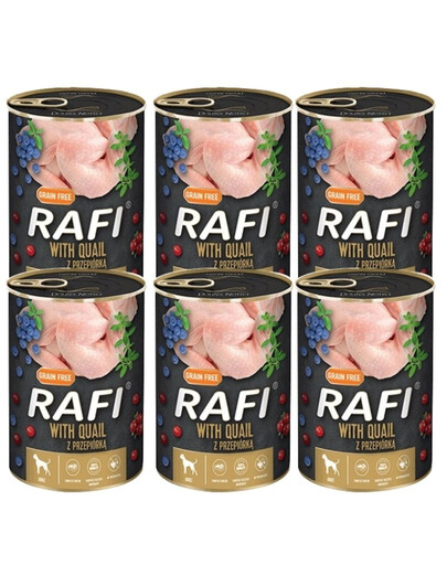 DOLINA NOTECI RAFI Quail Křepelka 6x400 g