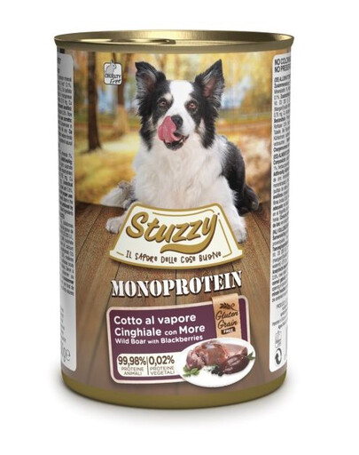 STUZZY Monoprotein 400g konzervy pro dospělé psy