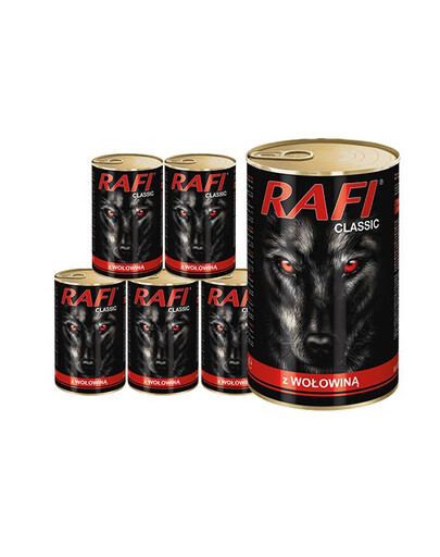 DOLINA NOTECI Rafi Classic Hovězí v omáčce 20x1240g