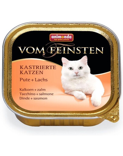 ANIMONDA Vom feinsten sterilised krůtí a losos 100g