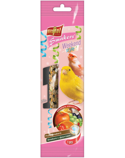 VITAPOL Smakers pro kanárka ovocné 45 g