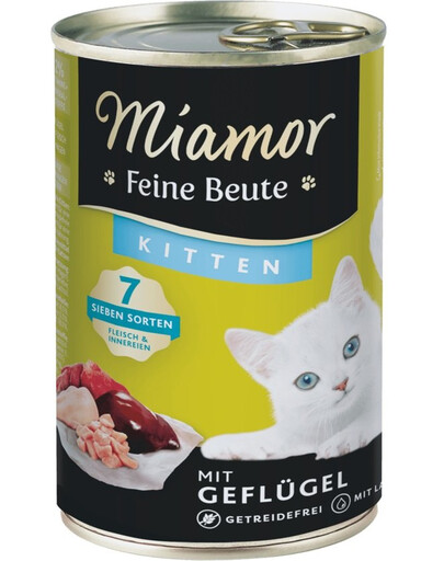MIAMOR Feine Beute Kitten Poultry 12x400g