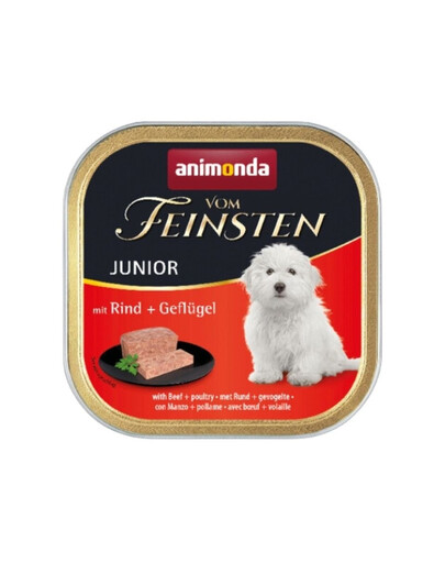 ANIMONDA Vom Feinsten Junior Hovězí a drůbež 150 g