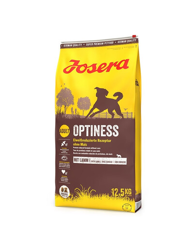 JOSERA Optiness 12,5kg pro dospělé psy středních a velkých plemen + 2x 900g GRATIS