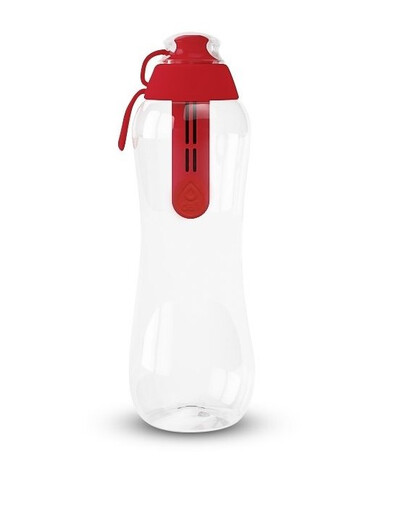 DAFI Filtrační láhev 0,5 l + 1 ks filtru, červená