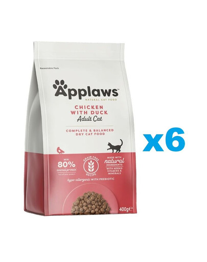 APPLAWS Cat Adult Chicken & Duck 2,4 kg (6x400 g)