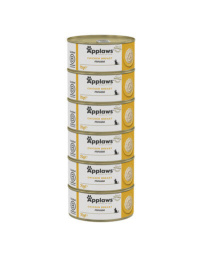 APPLAWS Cat Adult Mousse Kuře 6x70g