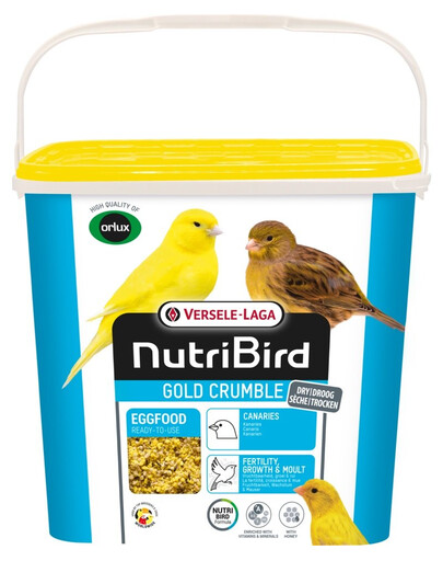 VERSELE-LAGA NutriBird Gold Crumble Canaries 4kg suché vaječné krmivo pro žluté kanáry