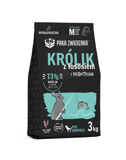 PAKA ZWIERZAKA Seventh Heaven granule Králík s lososem M 3 kg