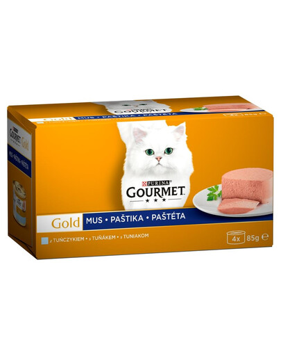 PURINA Gourmet Gold mus tuňák 4x85 g