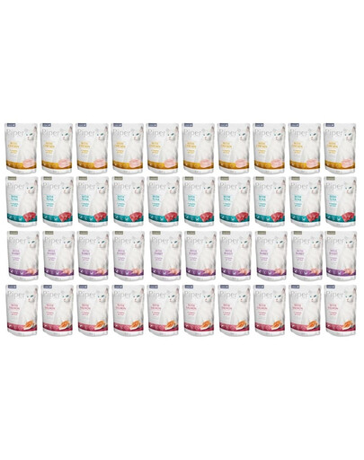 PIPER Animals Cat kapsička 40x100 g mokrého krmiva pro kočky