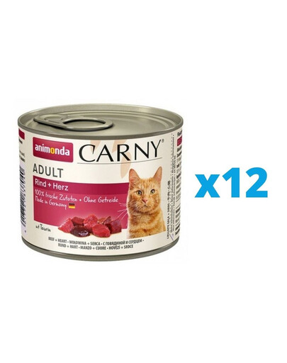 ANIMONDA Carny Adult konzervy pro kočky 12 x 200g