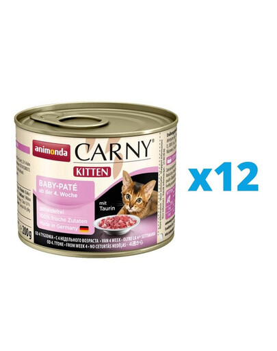 ANIMONDA Carny BABY hovězí & kuře 12 x 200 g