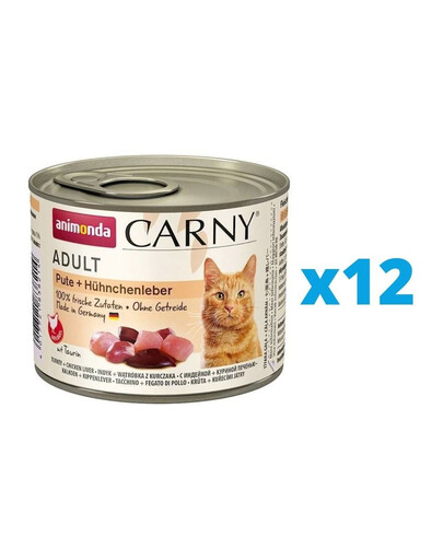 ANIMONDA Carny Adult konzervy pro kočky 12 x 200g