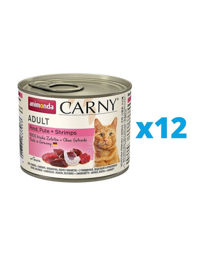 ANIMONDA Carny Adult konzervy pro kočky 12 x 200g