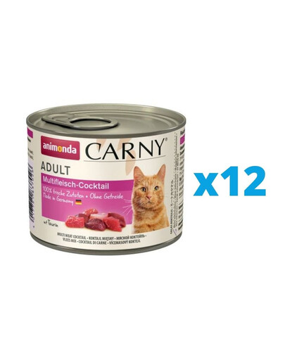 ANIMONDA Carny Adult konzervy pro kočky 12 x 200g