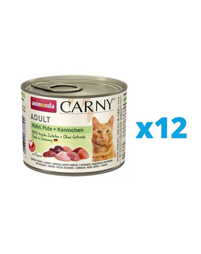 ANIMONDA Carny Adult konzervy pro kočky 12 x 200g