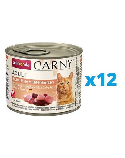 ANIMONDA Carny Adult konzervy pro kočky 12 x 200g