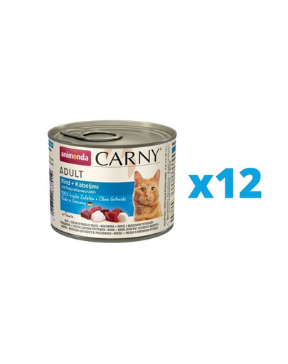 ANIMONDA Carny Adult konzervy pro kočky 12 x 200g