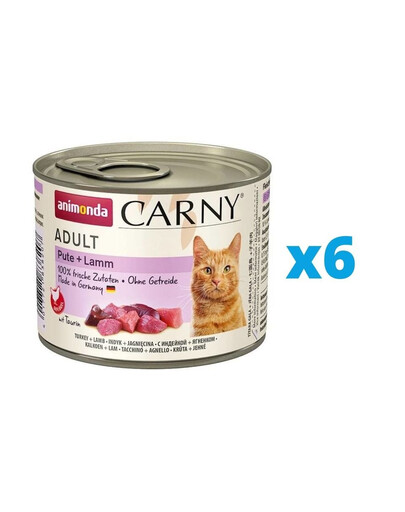 ANIMONDA Carny Adult konzervy pro kočky 6 x 200g