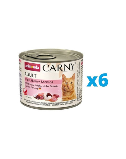 ANIMONDA Carny Adult konzervy pro kočky 6 x 200g