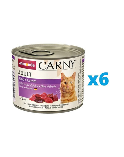 ANIMONDA Carny Adult konzervy pro kočky 6 x 200g