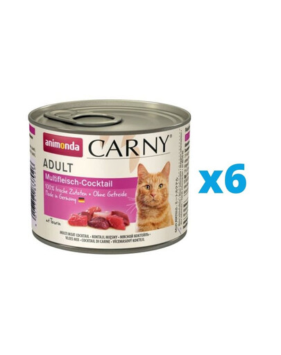ANIMONDA Carny Adult konzervy pro kočky 6 x 200g