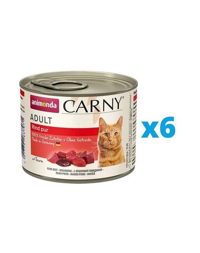 ANIMONDA Carny Adult konzervy pro kočky 6 x 200g