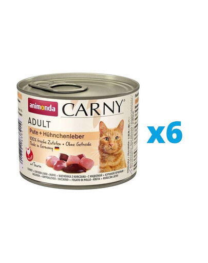 ANIMONDA Carny Adult konzervy pro kočky 6 x 200g