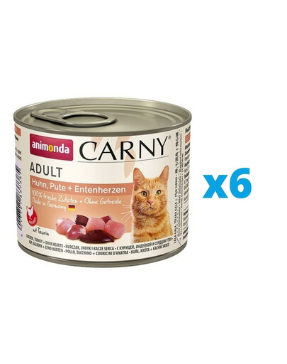 ANIMONDA Carny Adult konzervy pro kočky 6 x 200g