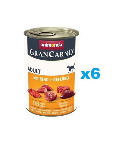 ANIMONDA Grancarno konzervy 6 x 400 g