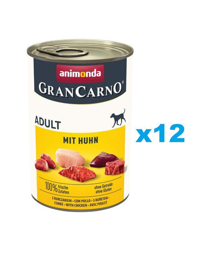 ANIMONDA Grancarno konzervy 12x400g