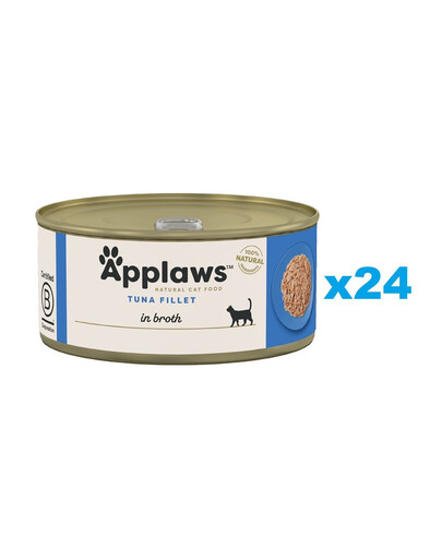 APPLAWS Cat Adult Tuňák ve vývaru 24x70 g