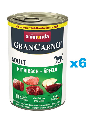 ANIMONDA Grancarno konzervy 6 x 400 g