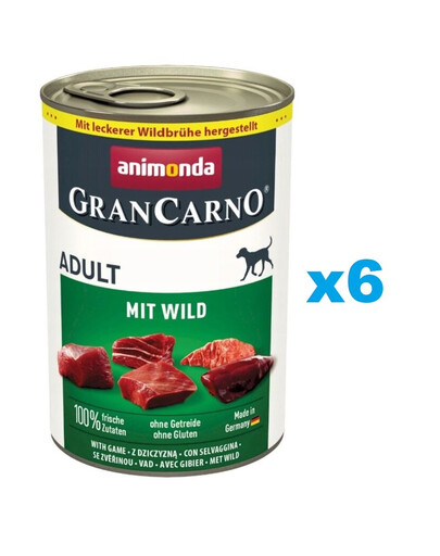 ANIMONDA Grancarno konzervy 6 x 400 g