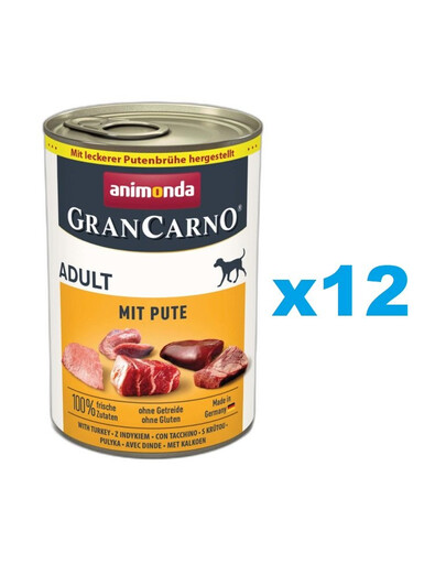 ANIMONDA Grancarno konzervy 12x400g
