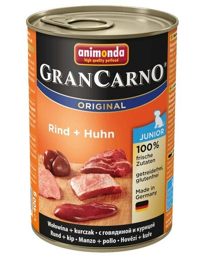 ANIMONDA GranCarno Junior Hovězí & Kuře 400 g