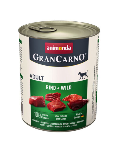 ANIMONDA GranCarno Adult hovězí & zvěřina 800 g