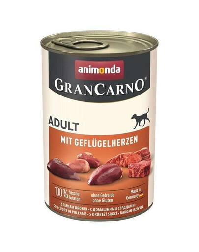 ANIMONDA GranCarno Adult Drůbeží srdce 400g