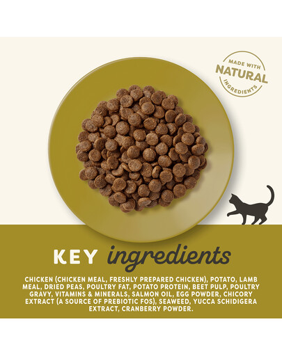 APPLAWS Dry Cat Chicken with Lamb 400g