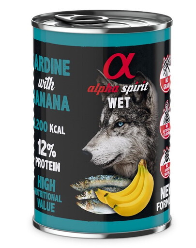 ALPHA SPIRITSardine with banana 400 g